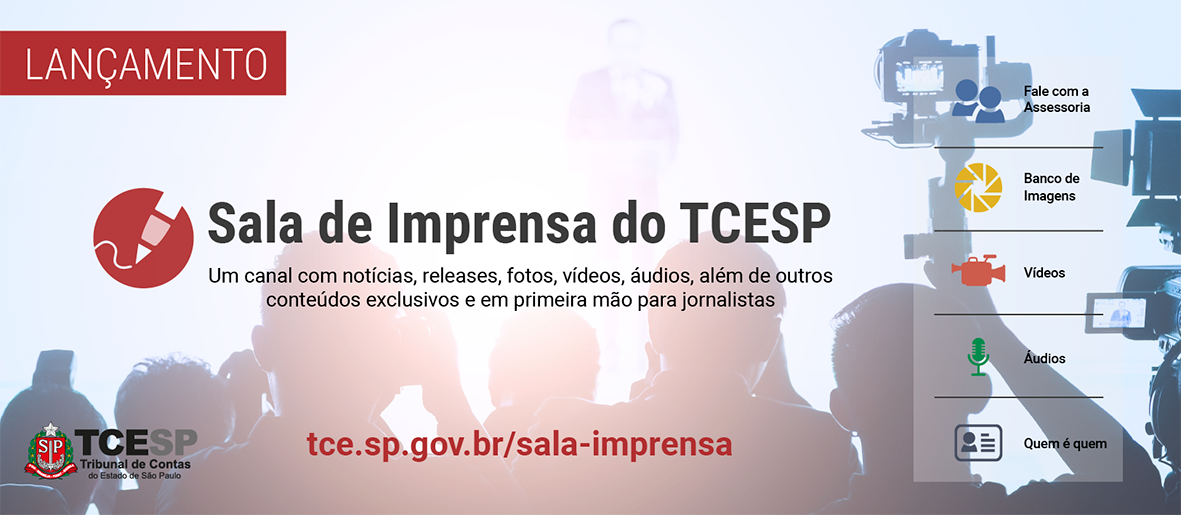 TCESP lança Sala de Imprensa virtual