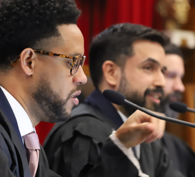 Estudantes durante o Projeto Conselheiros do Amanhã