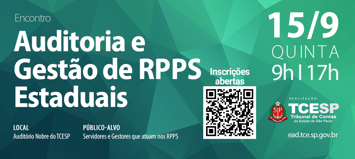 Encontro do TCE reunirá Auditoria de RPPS Estaduais em setembro