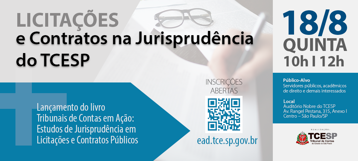 Licitações e Contratos na Jurisprudência são tema de evento no TCESP