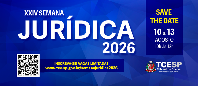 Tribunal de Contas abre inscrições para XXIV Semana Jurídica