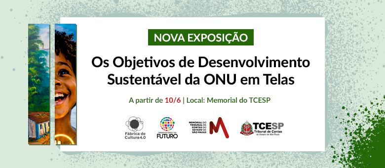 TCESP sediará exposição de grafites sobre Objetivos de Desenvolvimento Sustentável