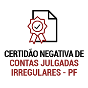 CERTIDÃO NEGATIVA DE CONTAS JULGADAS IRREGULARES - PESSOA FÍSICA 