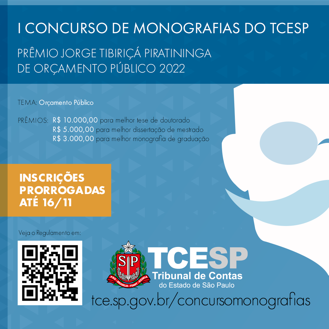 Banner Social Media Concurso de Monografias