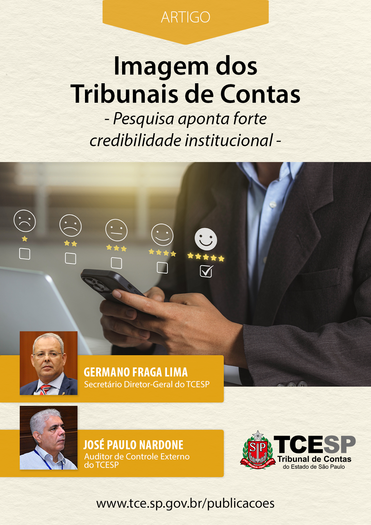 ARTIGO: Imagem dos Tribunais de Contas - pesquisa aponta forte credibilidade institucional