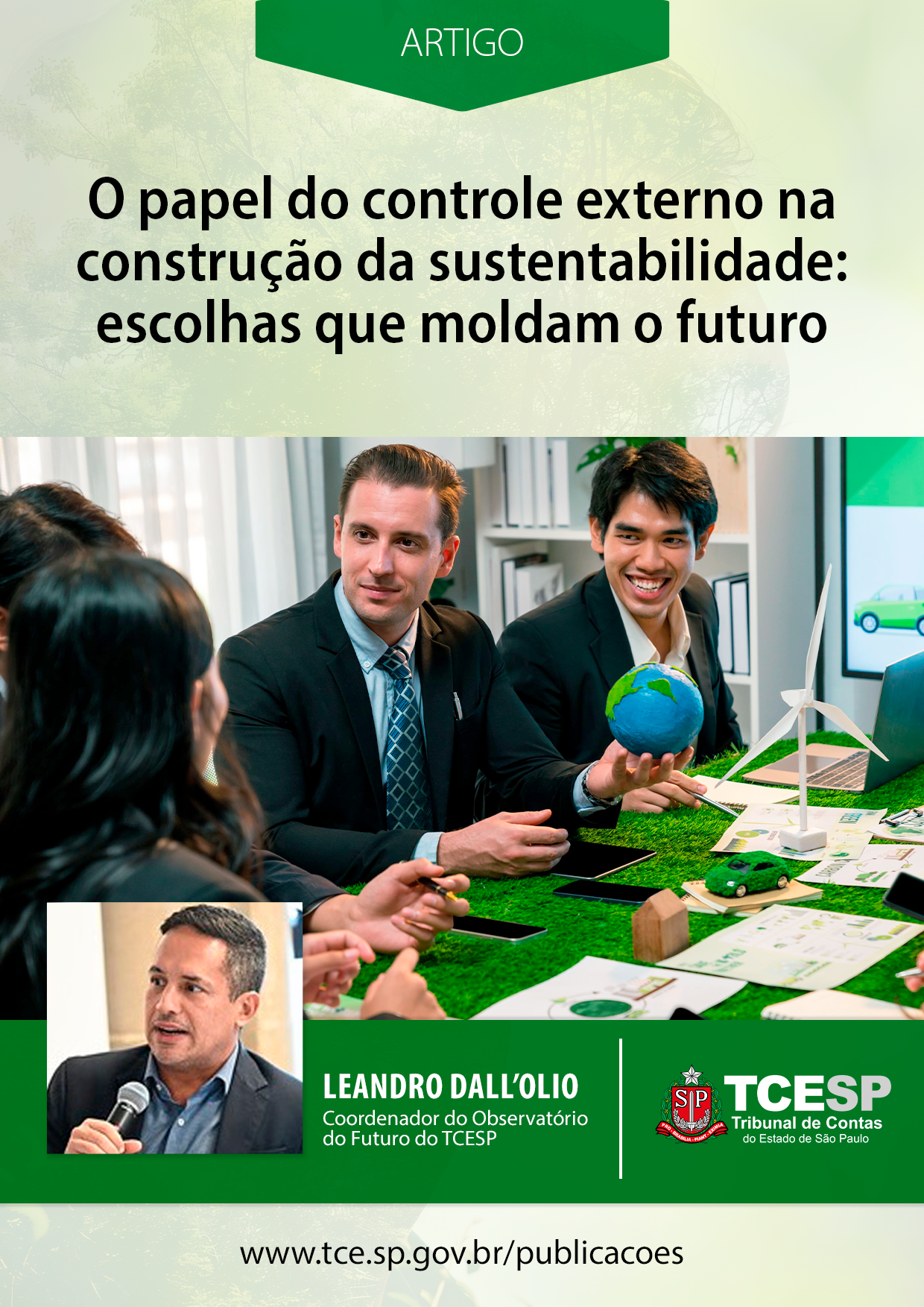 ARTIGO: O papel do controle externo na construção da sustentabilidade: escolhas que moldam o futuro 