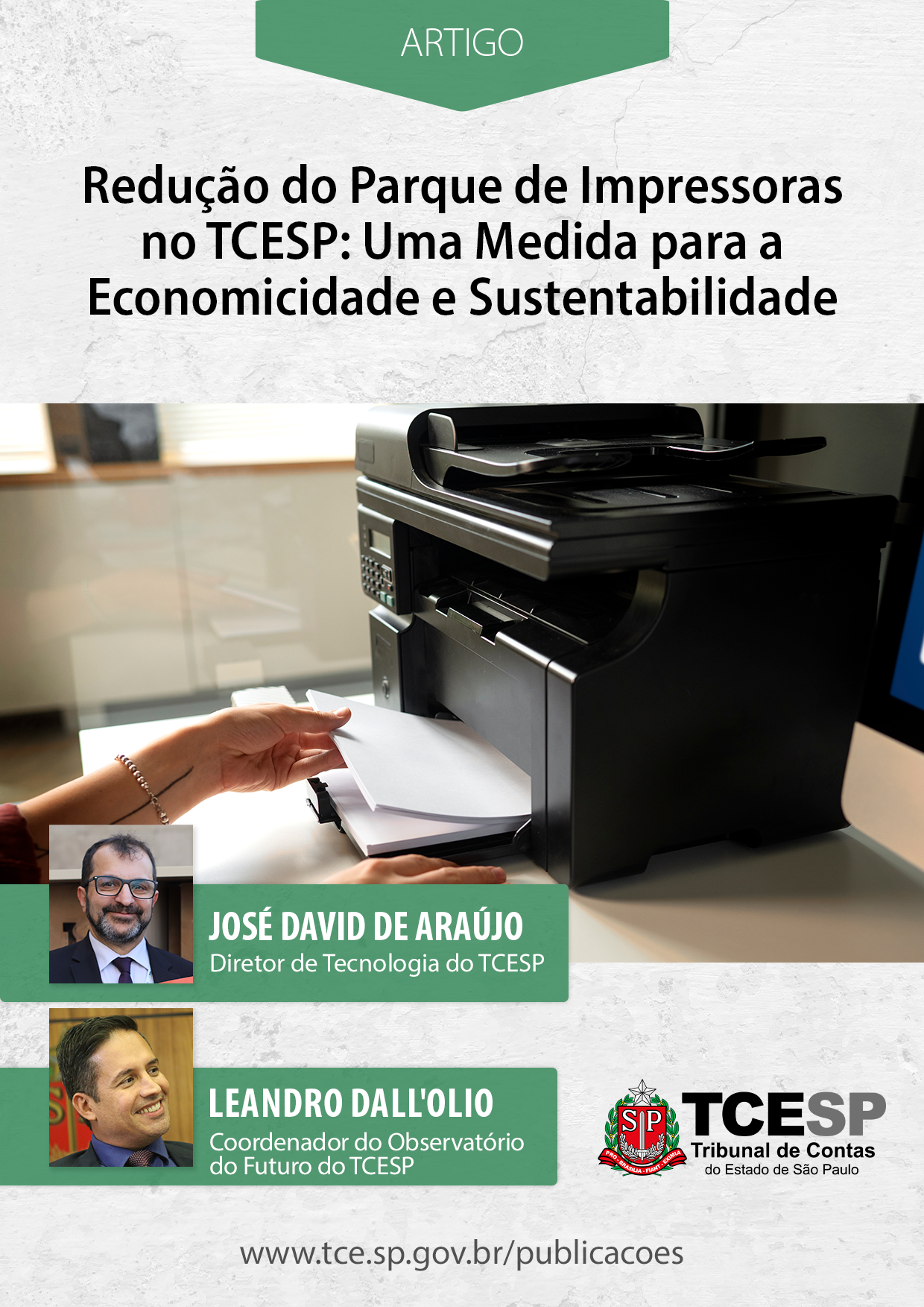 ARTIGO: Redução do Parque de Impressoras no Tribunal de Contas do Estado de São Paulo: Uma Medida para a Economicidade e Sustentabilidade