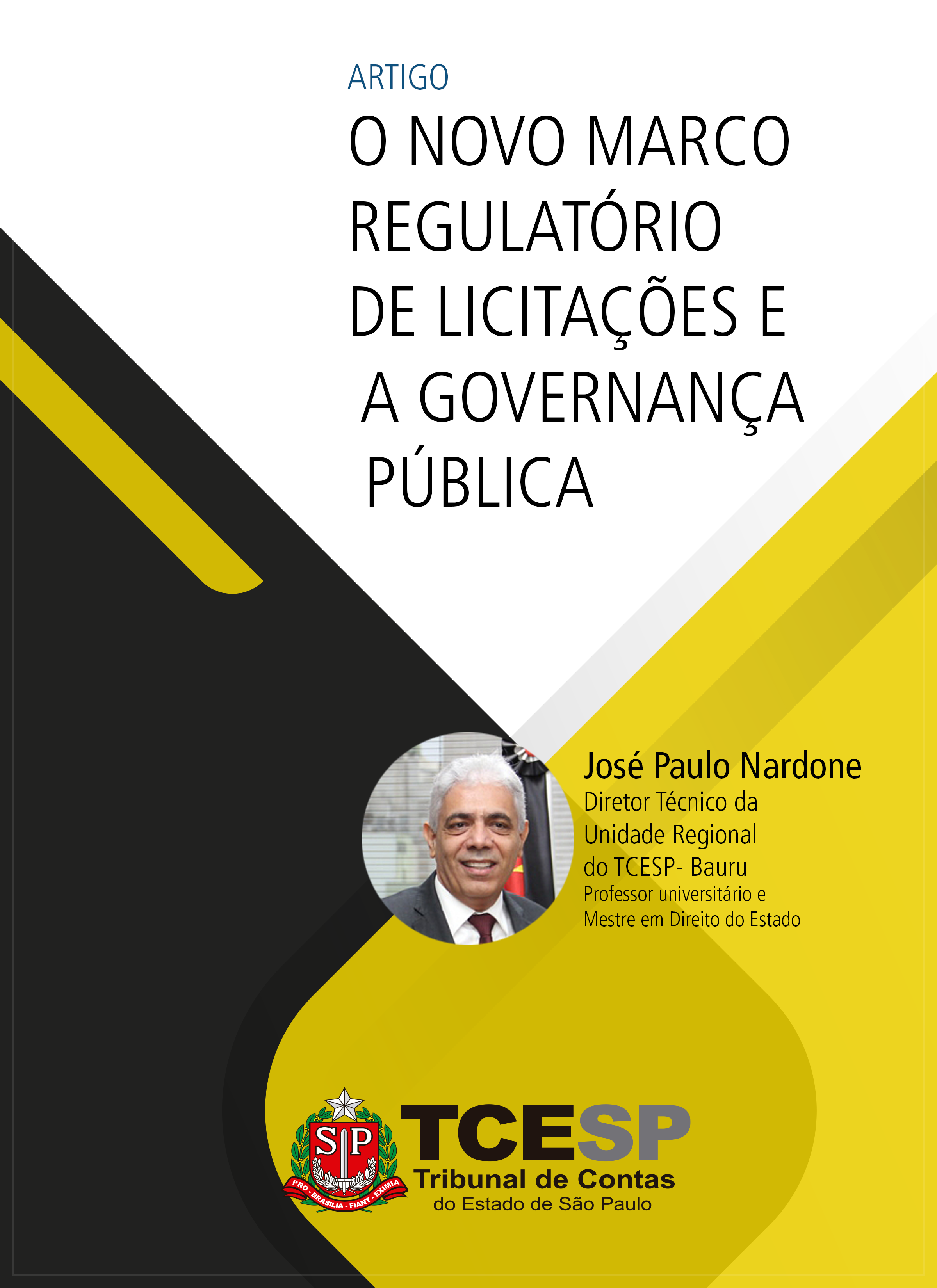O novo Marco Regulatório de Licitações e a Governança Pública 