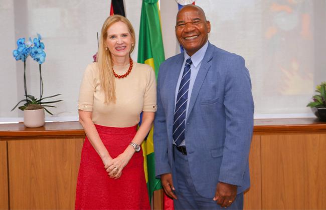 Reitor da Zumbi dos Palmares visita TCESP