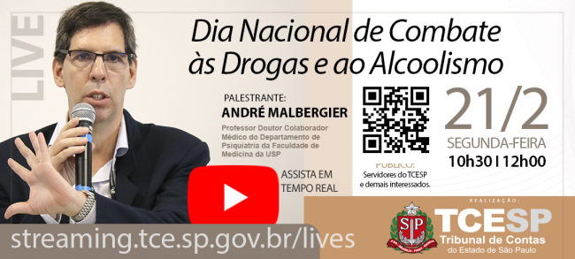 Tribunal de Contas realiza palestra sobre combate às drogas