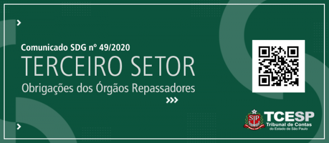 TCESP reitera necessidade de transparência aos repasses a entidades do Terceiro Setor