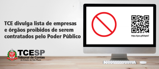 TCE divulga lista de empresas e órgãos proibidos de serem contratados pelo Poder Público