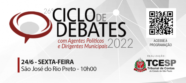 São José do Rio Preto recebe Ciclo de Debates nesta sexta