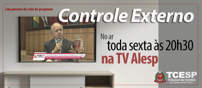 Tribunal de Contas estreia programa de entrevistas na grade da TV Alesp