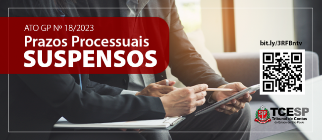 Tribunal de Contas entra em recesso dia 18 de dezembro; prazos processuais retornam em 22 de janeiro