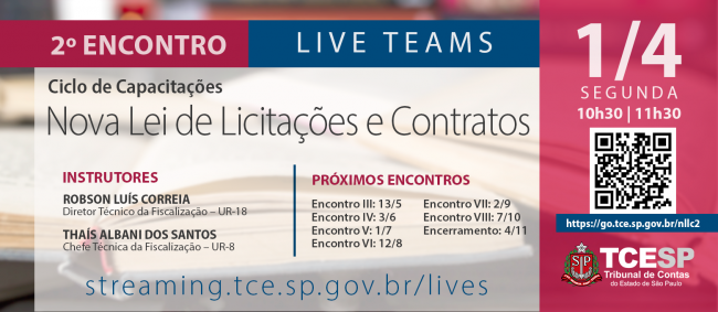 TCE realiza segunda rodada de capacitação sobre Nova Lei de Licitações