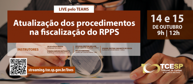 TCESP realizará encontros sobre Atualização dos Procedimentos na Fiscalização dos RPPS