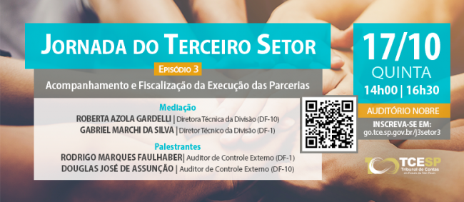 Penúltimo encontro da Jornada do Terceiro Setor acontece dia 17