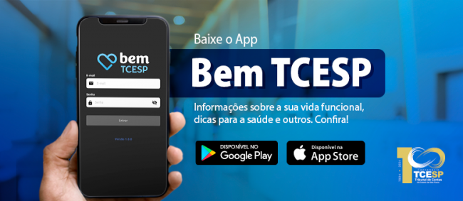 TCE disponibiliza o aplicativo Bem TCESP no Google Play