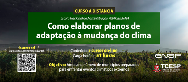 Secretaria de Meio Ambiente lança curso EAD gratuito para capacitação em mudanças climáticas