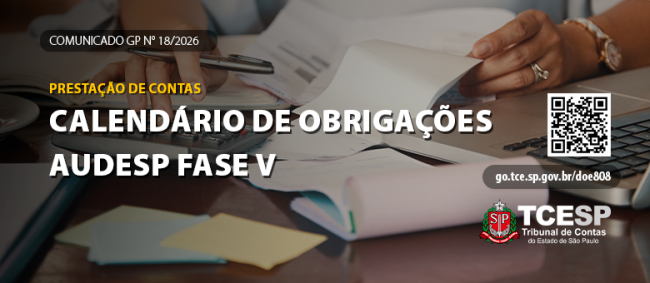 TCESP cobra prestação de contas de repasses ao Terceiro Setor referentes a 2025