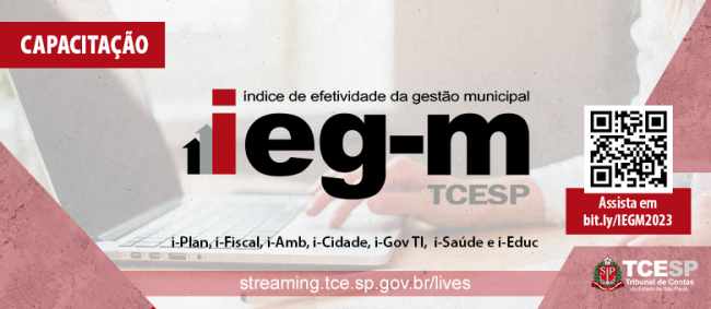 Cursos sobre IEG-M têm quase 8 mil visualizações