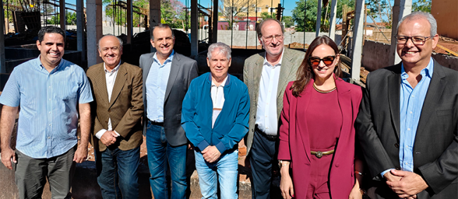 Membros do TCESP visitam obras da nova sede da Unidade Regional de Andradina
