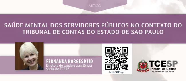 Artigo: Saúde Mental dos Servidores Públicos no contexto do Tribunal de Contas do Estado de São Paulo