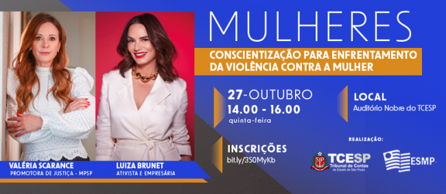 TCESP e ESMP promovem palestra sobre enfrentamento da violência contra a mulher