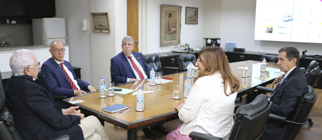 Parlamentares participam de audiência com Presidente do TCESP