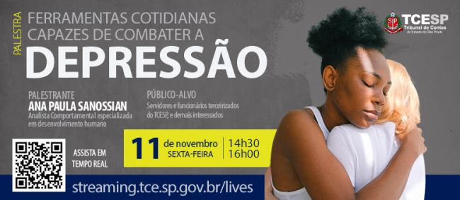 TCE realizará live sobre combate à depressão no dia 11