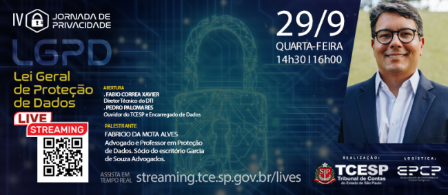 TCESP realiza quarta edição da Jornada de Privacidade no dia 29