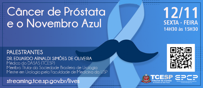 Em apoio ao ‘Novembro Azul’, Tribunal realizará palestra sobre prevenção ao câncer de próstata