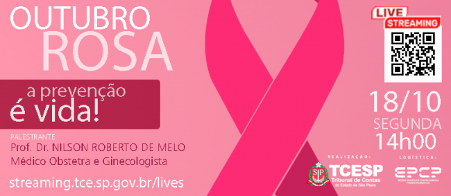 Outubro Rosa: Tribunal realizará palestra sobre prevenção ao câncer de mama