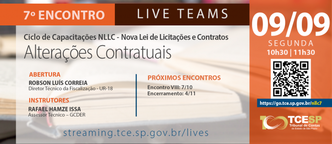TCE realiza sétima rodada de capacitação sobre Nova Lei de Licitações