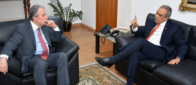 Presidente da Associação dos Tribunais de Contas do Brasil visita TCE