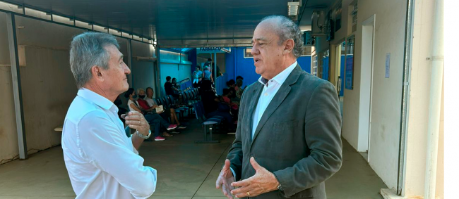 Conselheiro Dimas Ramalho realiza visita na Unidade do SESA/USP