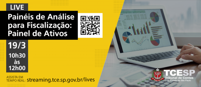 Tribunal promove live sobre painéis de análise para fiscalização