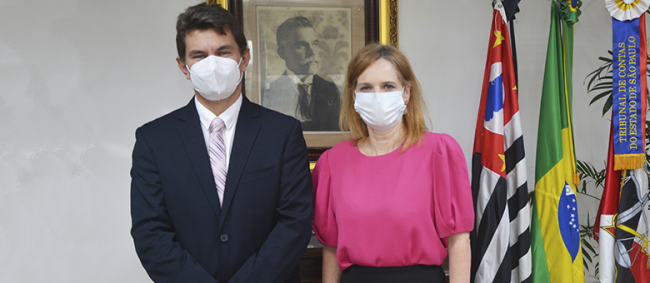 Conselheira-Presidente recebe visita do Defensor Público-Geral de SP