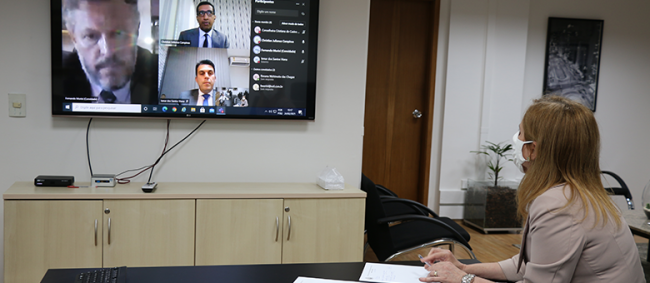 Conselheira-Presidente participa de reunião com representantes da AudTCE/SP