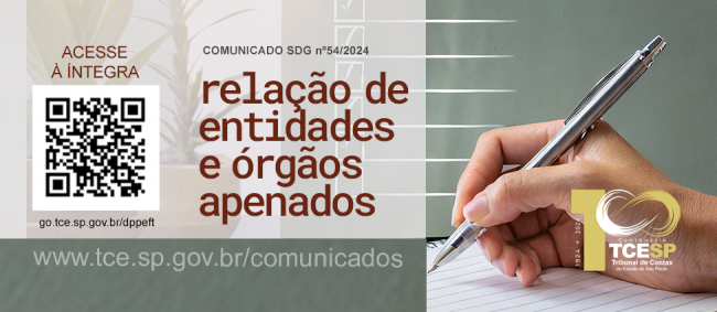 Mais de 1,9 mil órgãos não podem receber recursos públicos