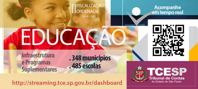 Acompanhe em tempo real: fiscalização surpresa do TCESP vistoria escolas em 348 municípios