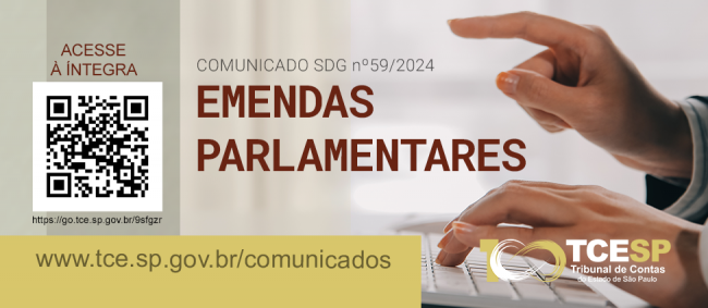 TCE dá prazo de 10 dias para Prefeituras informarem recursos oriundos de emendas parlamentares