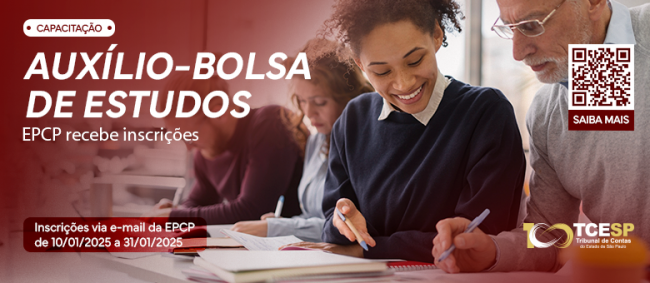 Auxílio-Bolsa de Estudos: EPCP recebe inscrições até 31 de janeiro