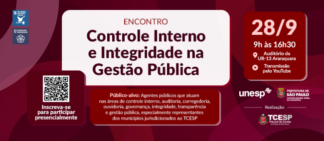 TCESP realiza Encontro de Controle Interno e Integridade na Gestão Pública em Araraquara