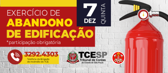 TCESP fará simulado de abandono de prédios da Capital no dia 7 de dezembro