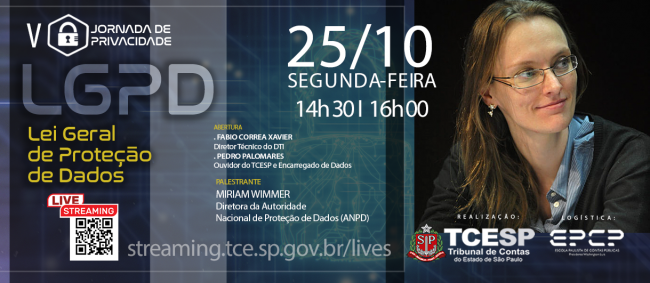 TCESP realizará quinta edição da Jornada de Privacidade no dia 25