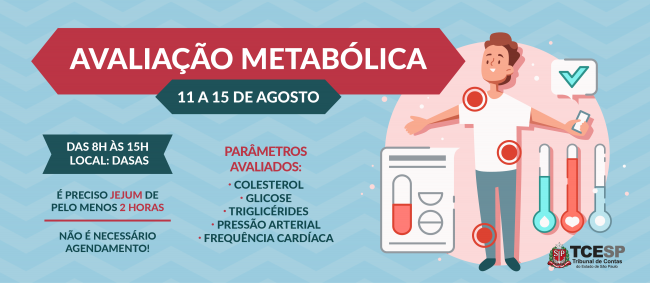 TCESP anuncia datas para realização da Campanha Metabólica de 2025