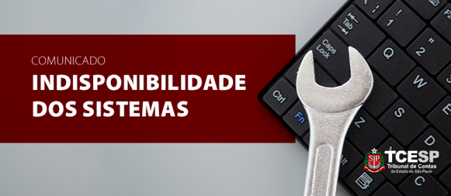 Indisponibilidade temporária de sites e sistemas