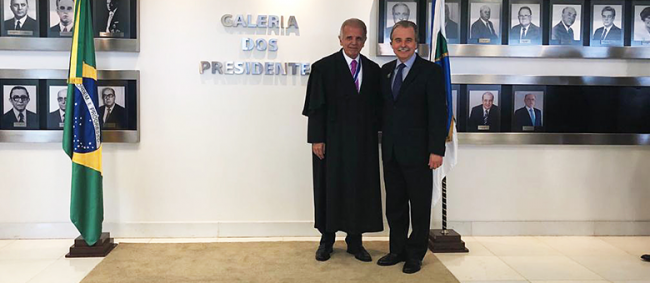 TCESP participa de posse de Ministros do TCU em Brasília